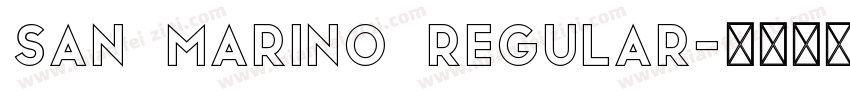 San Marino Regular字体转换